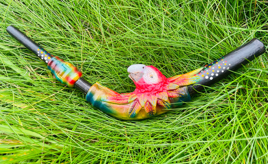 Tepi - Wood - Maraja /Handmade - Parrot